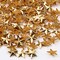 300 Pieces Hotfix Iron On, Flat Back Stars Studs - 1/4" Flatback Glue on Studs (Gold, 10x10mm)